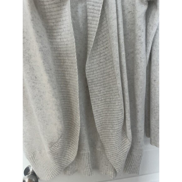 Gap Body Angora Blend  Light Gray Open Front Cardigan Size Medium  Cozy Lounge - Picture 6 of 7